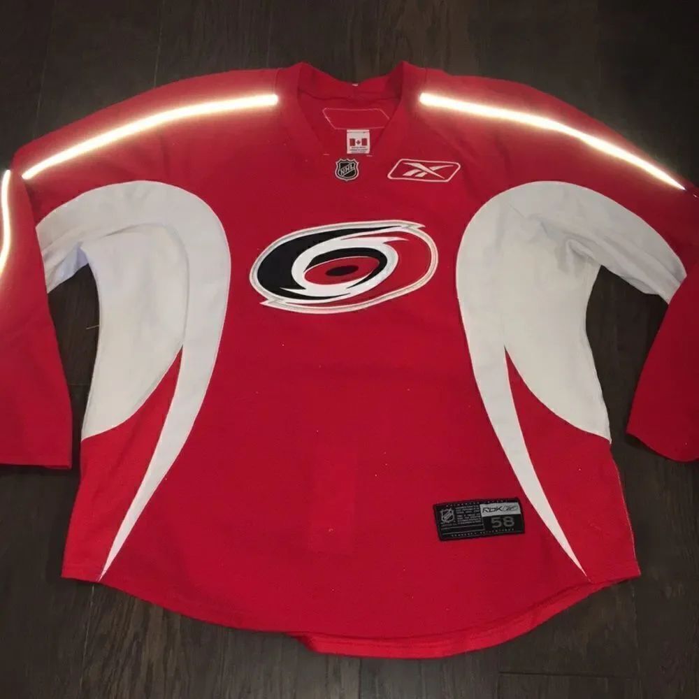 Carolina Hurricanes authentic practice hockey jersey 58 #24 Andrew Hutchinson